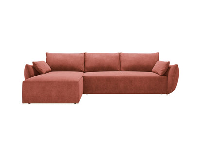 Kaelle — Corner Sofa (252x165x87 cm) Terracotta (Over The Horizon 57) Left