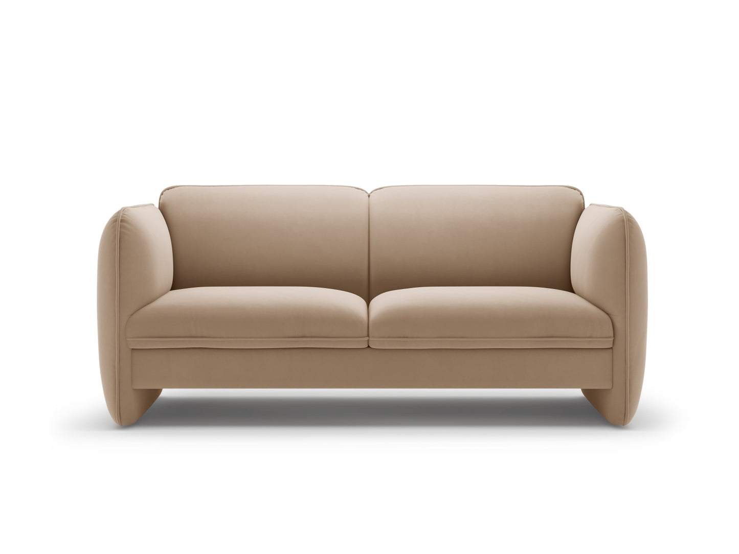 Georgia — Sofa (168x90x80 cm) Almond Beige (Magic Velvet 2282)
