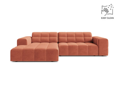 Jennifer — Corner Sofa (234x167x78 cm) Coral (Venus 2933) Left
