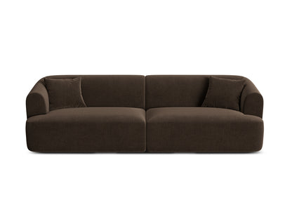 Campi — Sofa Chocolate (Vogue 6) Black Plastic