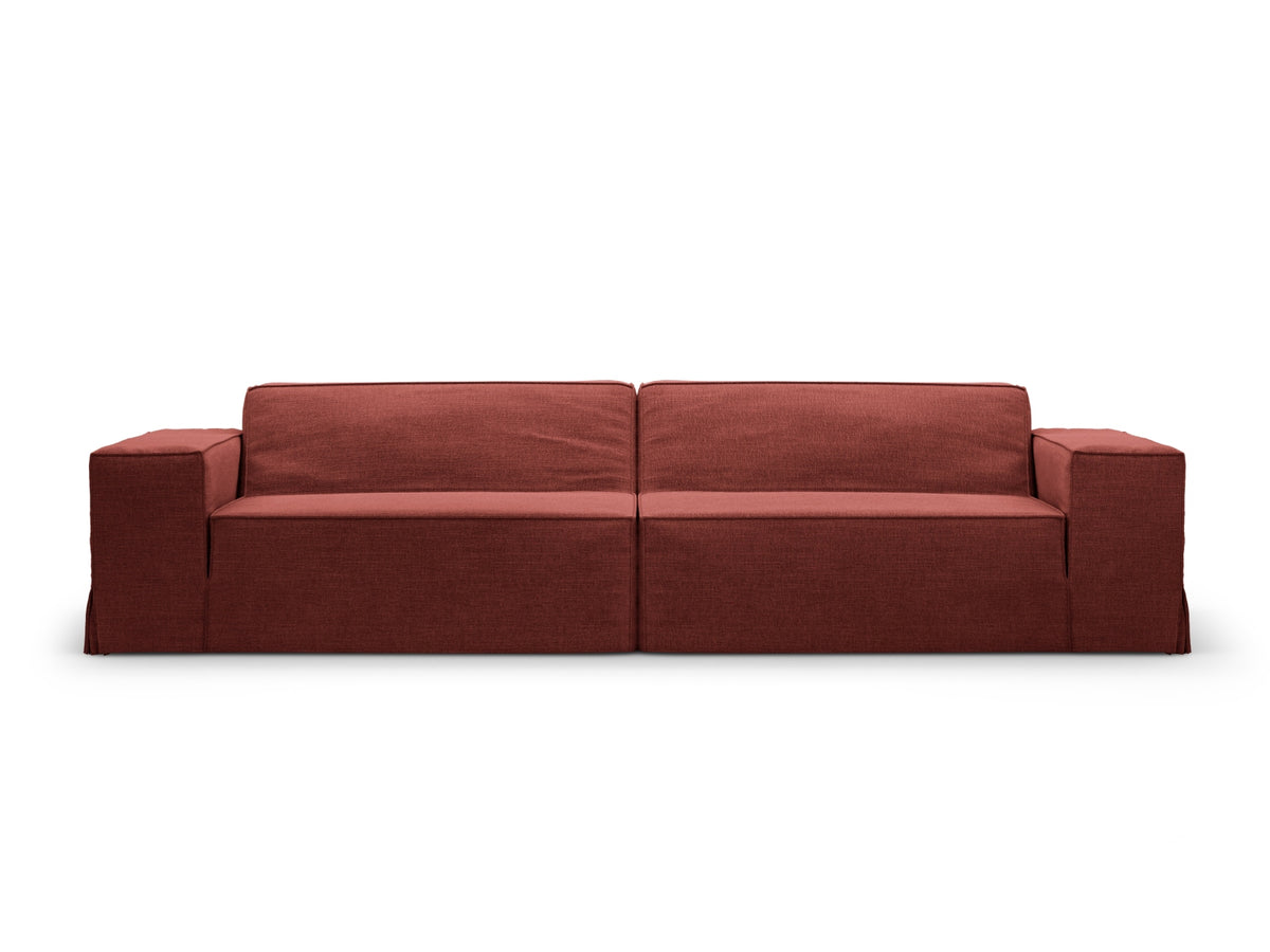 Jodie — Sofa Cherrywood (LINS 58) Black Plastic
