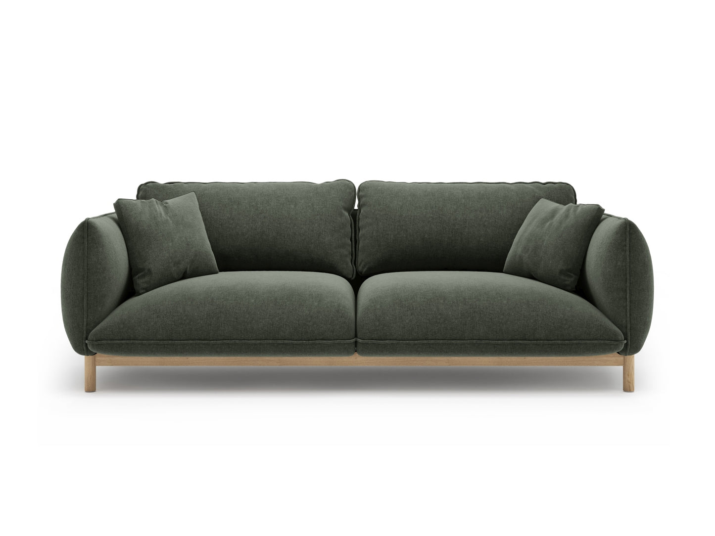 Ada — Sofa (208x101x78 cm) Moss Green (Wind 75)