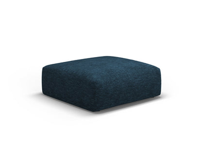 Matera — Pouf Royal Blue (Haga 86) Black Plastic Left