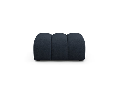 Lupine — Pouf Navy Blue (Eden 16 Deep Blue) Black Plastic