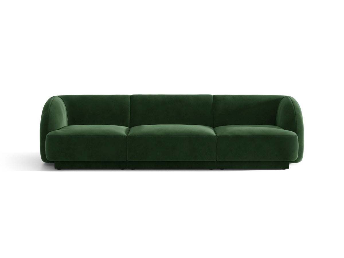 Miley — Sofa Bottle Green (Venus 2940) Black Plastic