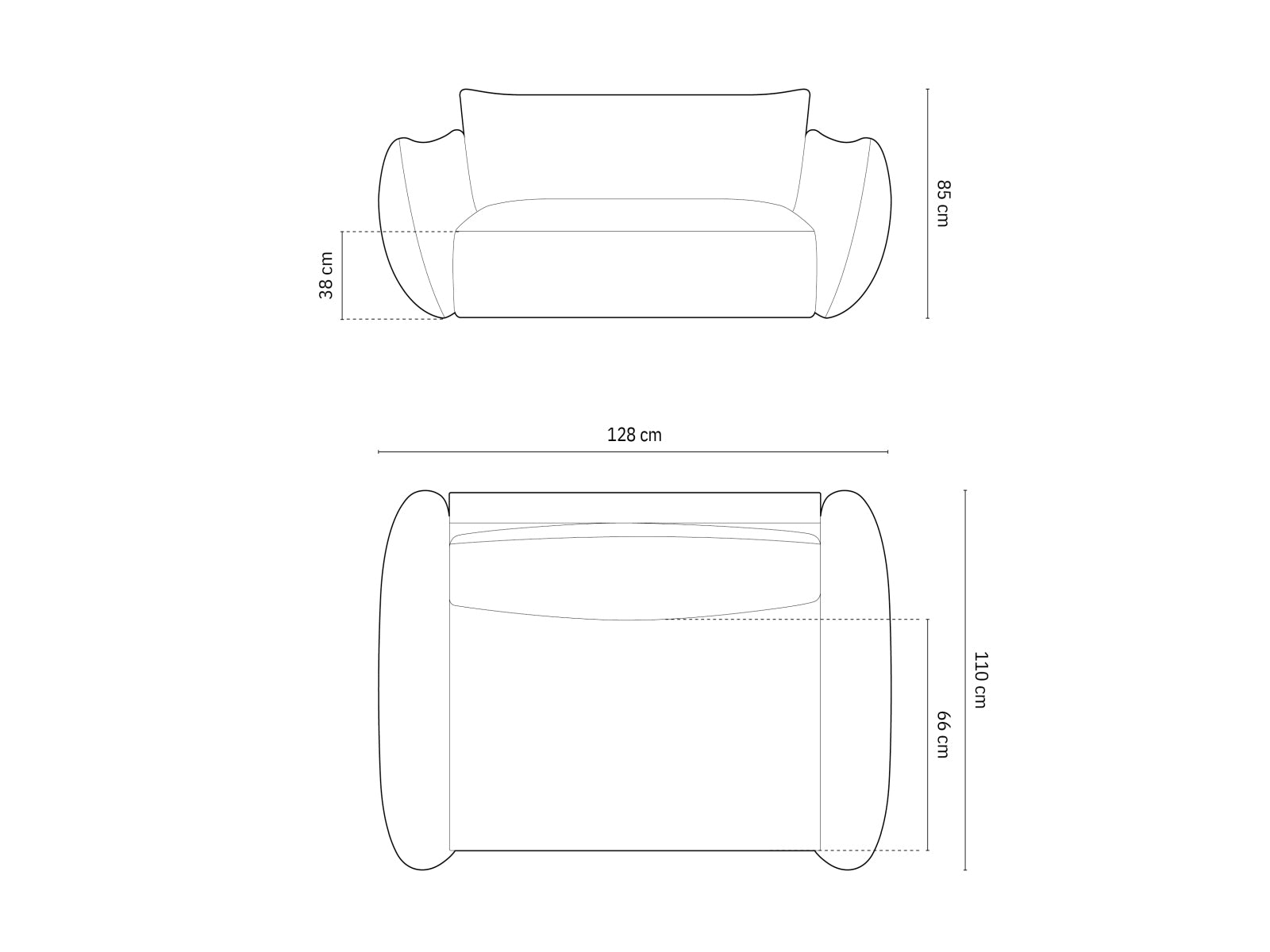 Matera — Armchair (128x110x85 cm)