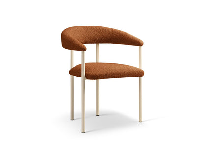 Lea — Chair (56.5x53.5x74 cm) Terracotta (Baloo 2078) Cream