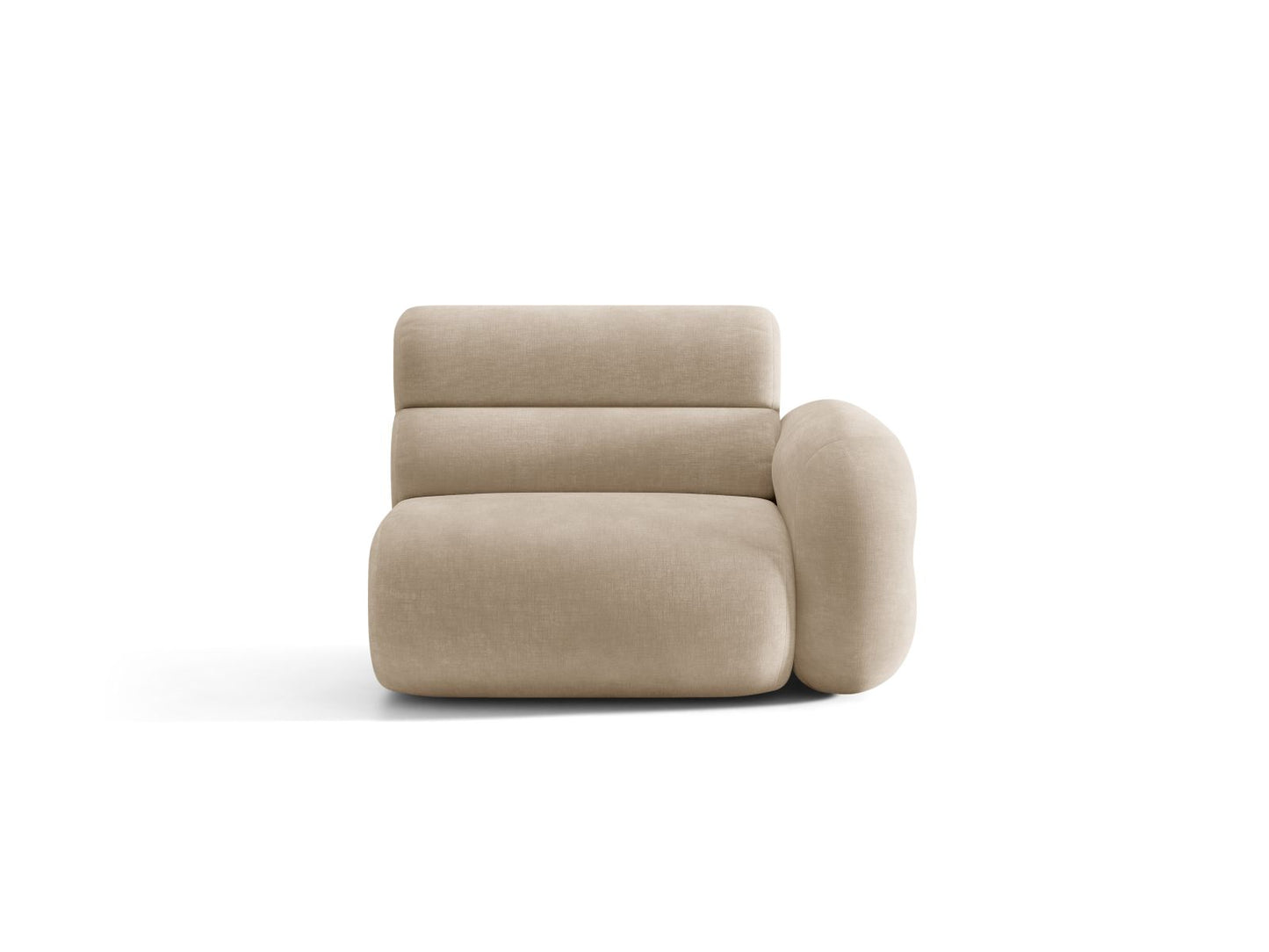 Neo — Modular Sofa (110x100x83 cm) Dark Beige (Golden 21) Right