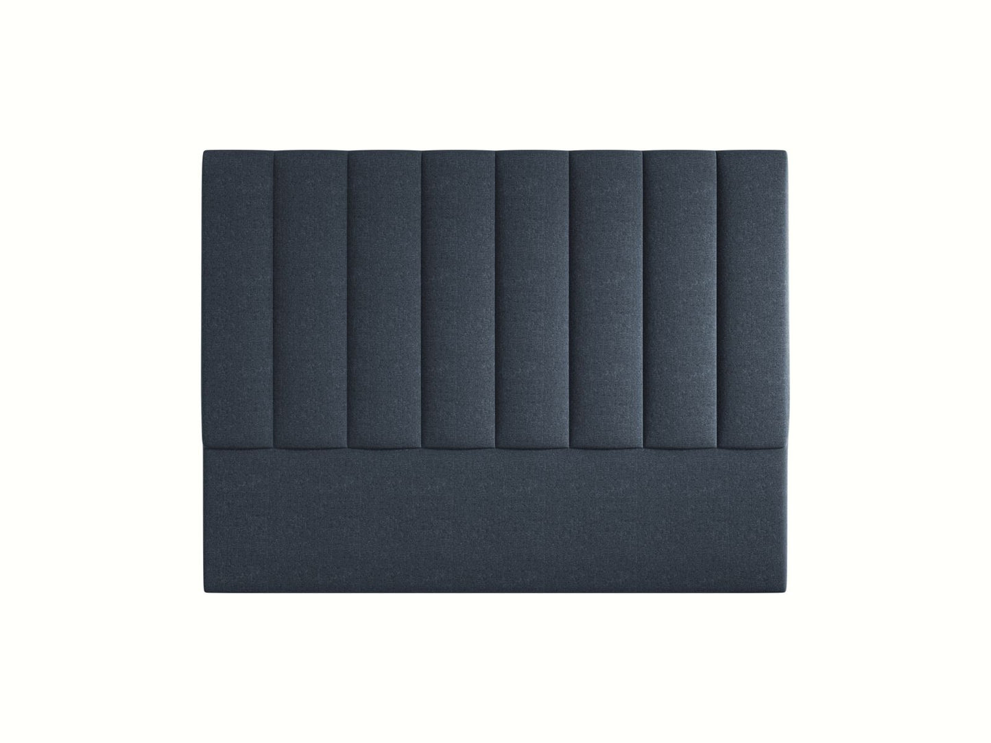 Marl — Headboard Navy Blue (Eden 16 Deep Blue) Black Plastic