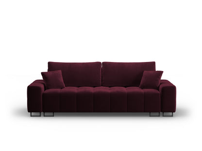 Wicklow — Sofa Dark Red (Monolith 69) Black Metal