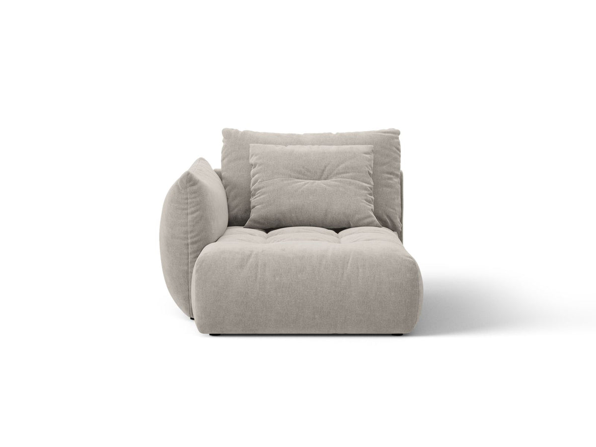 Bloom — Chaise Longue (112x152x97 cm) Light Grey (Wind 84) Left