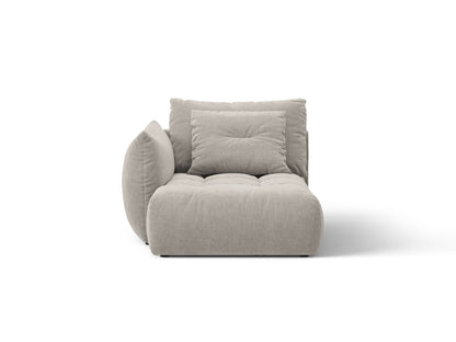 Bloom — Chaise Longue (112x152x97 cm) Light Grey (Wind 84) Left