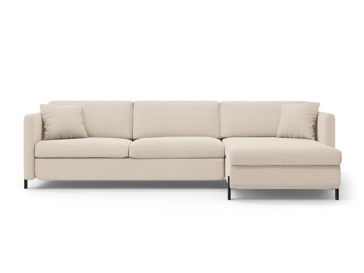 Gloria — Corner Sofa (286x170x88 cm) Beige (Bjorn 24) Right