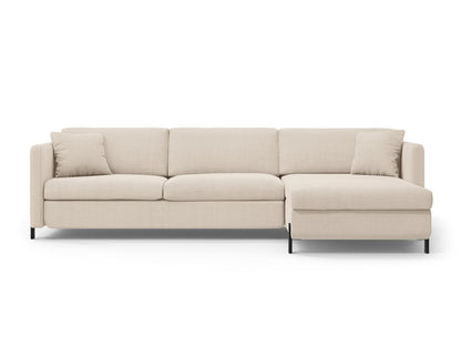 Gloria — Corner Sofa (266x170x88 cm) Beige (Bjorn 24) Right