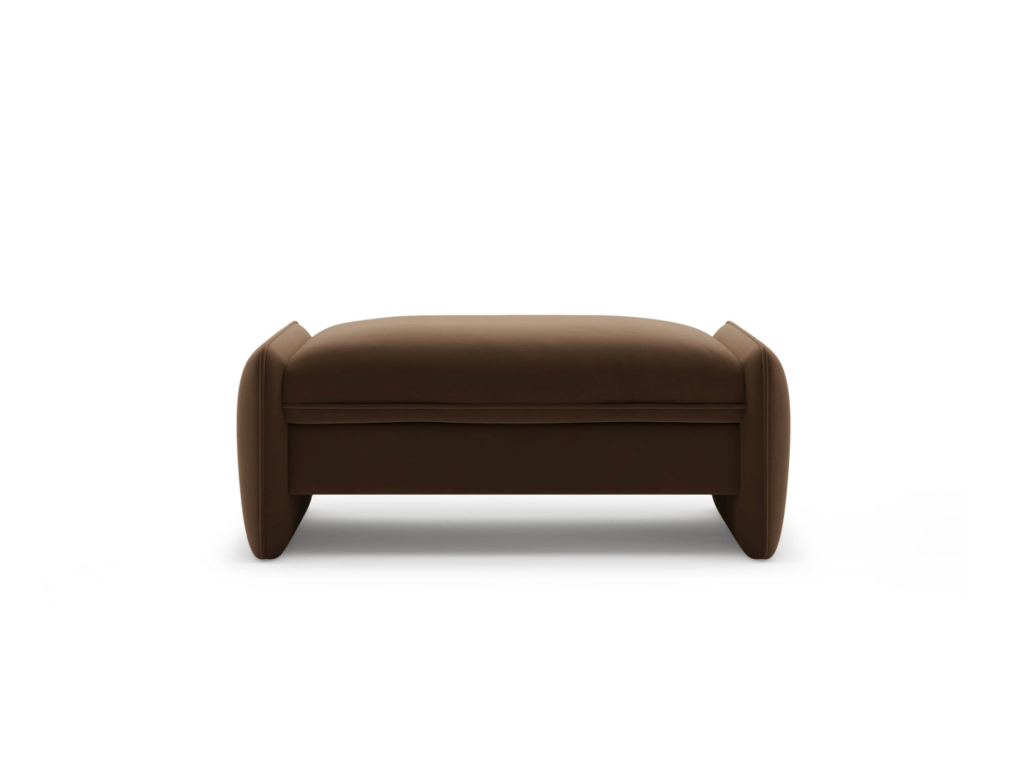 Georgia — Pouf (115x70x43 cm) Chocolate (Magic Velvet 2299)