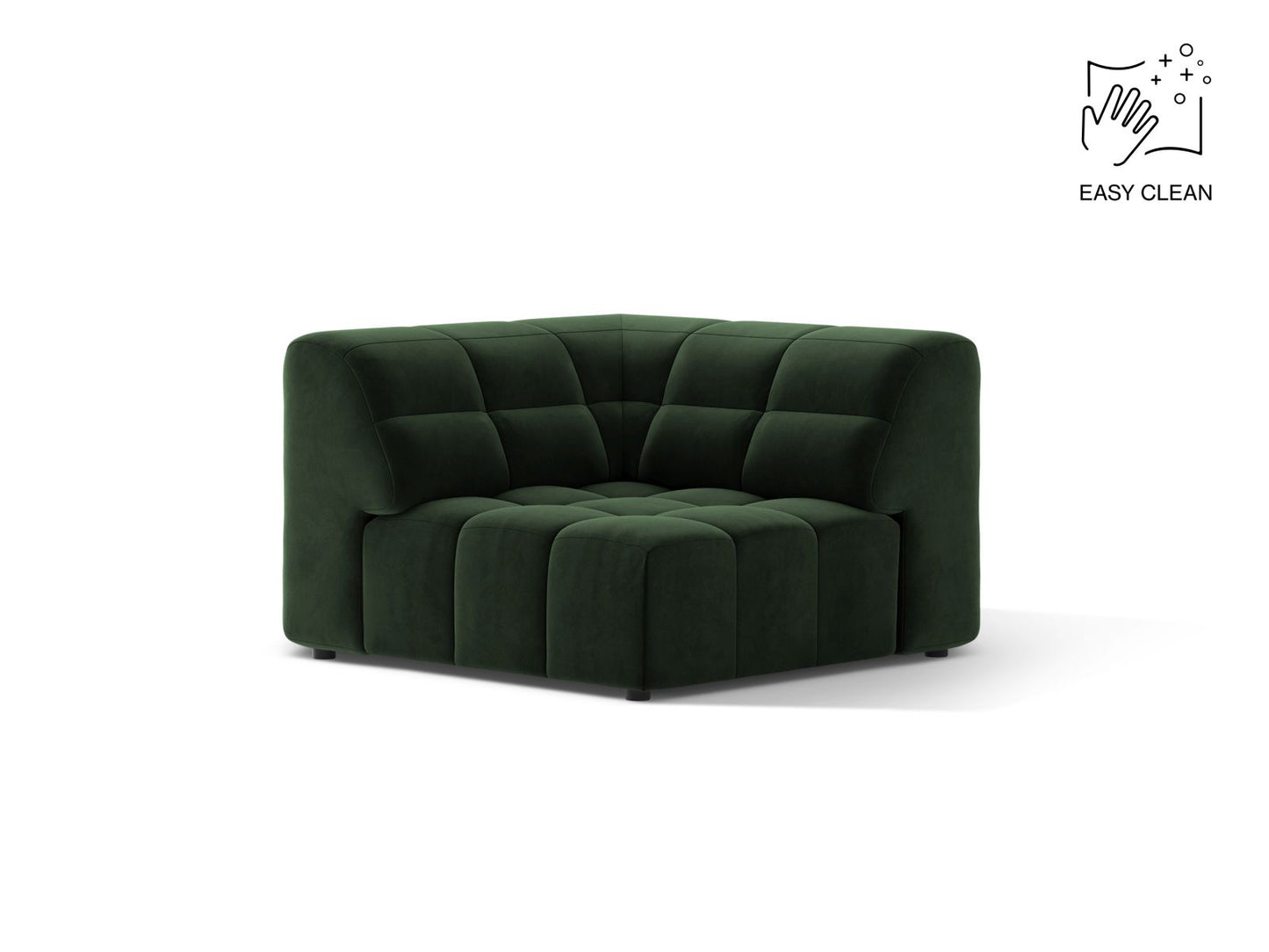 Jennifer — Modular Sofa (99x99x78 cm) Bottle Green (Venus 2940)