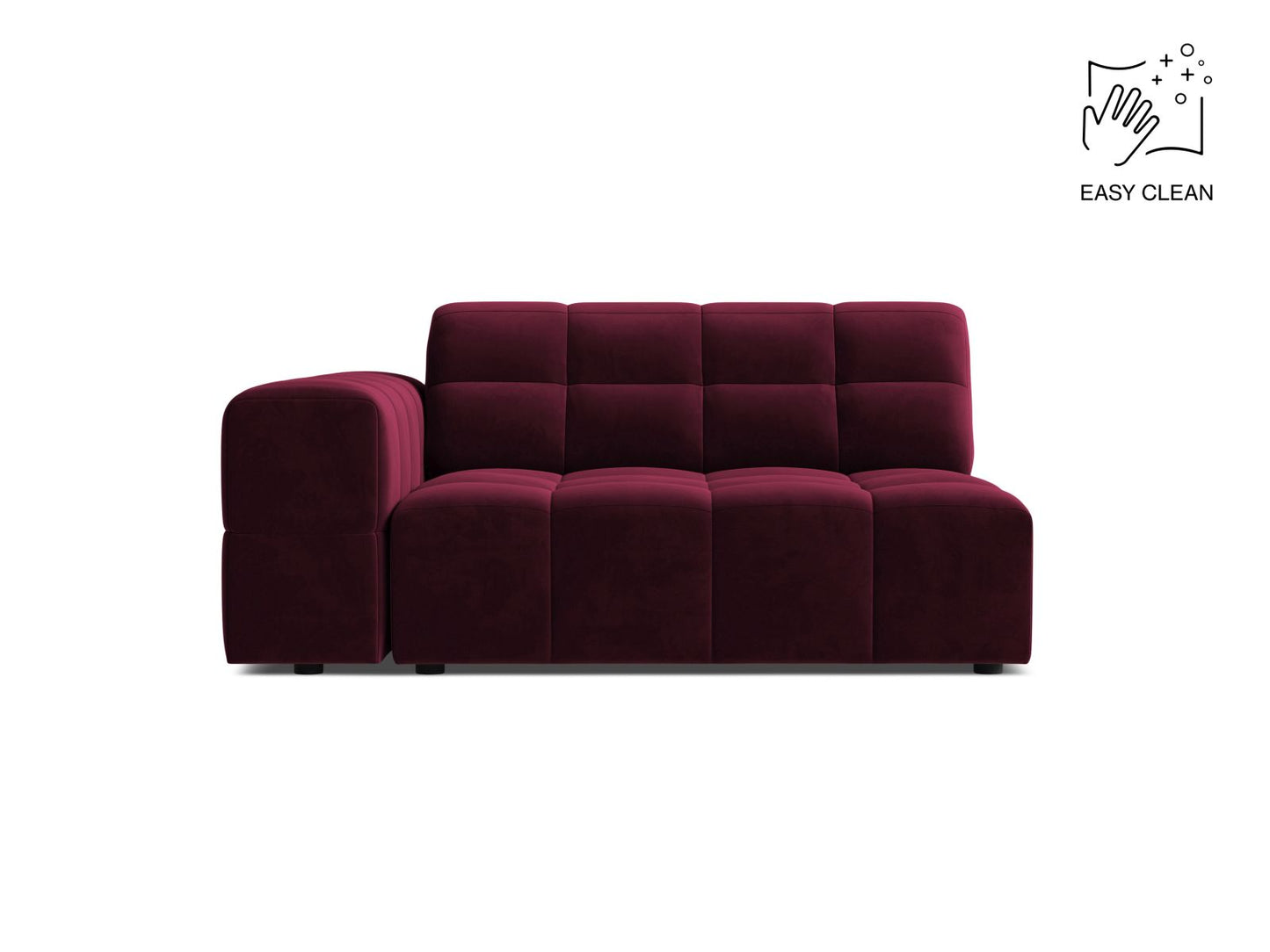 Jennifer — Modular Sofa (126x102x78 cm) Burgundy (Venus 2932)