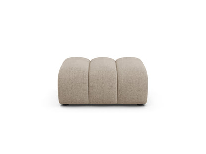 Lupine — Pouf Dark Beige (Eden 4 Beige) Black Plastic