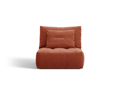Bloom — Modular Sofa Auburn (Wind 52) Black Plastic