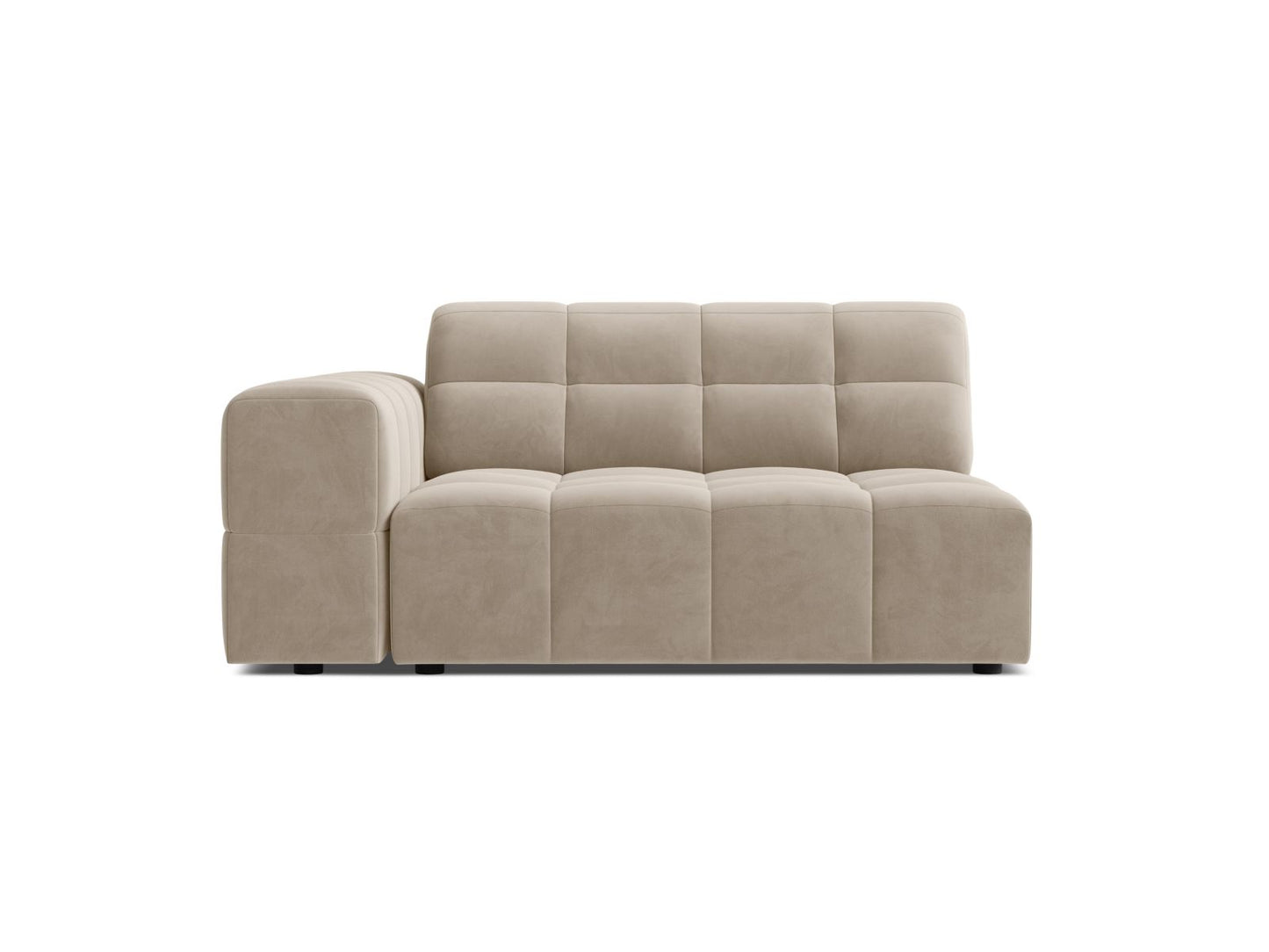 Jennifer — Modular Sofa (126x102x78 cm) Dark Beige (Bluvel 30)