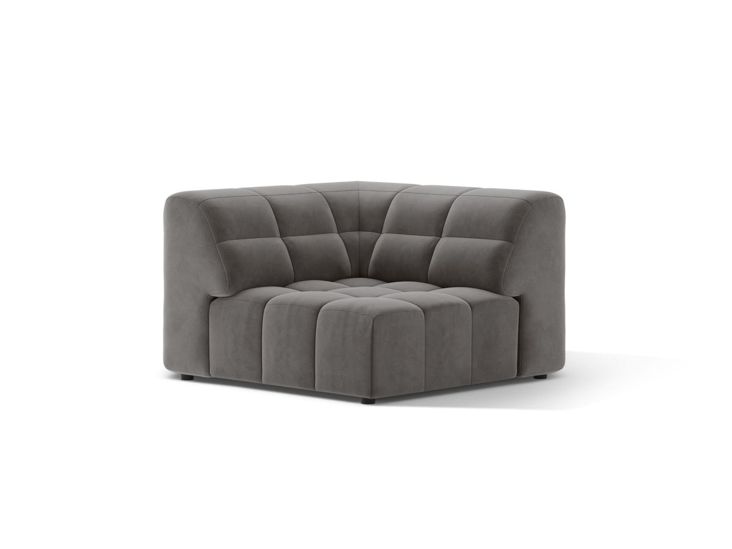 Jennifer — Modular Sofa (99x99x78 cm) Light Grey (Bluvel 13)