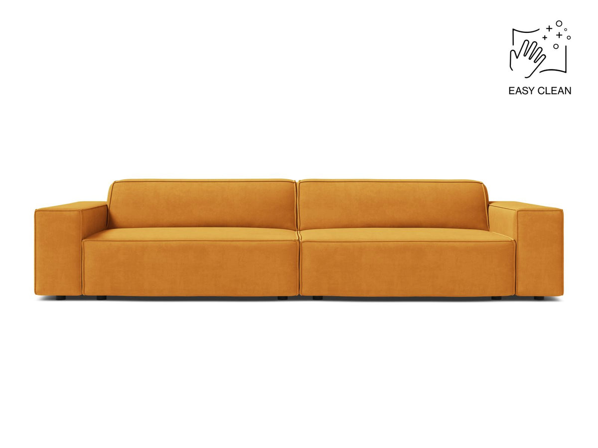 Jodie — Sofa Yellow (Venus 2917) Black Plastic