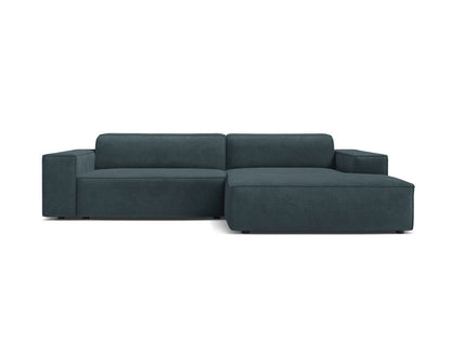 Jodie — Corner Sofa (224x162x77 cm) Deep Petrol (Liberty 13) Right
