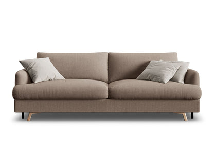 Naomi — Sofa Cappuccino (Liberty 5) Black Metal