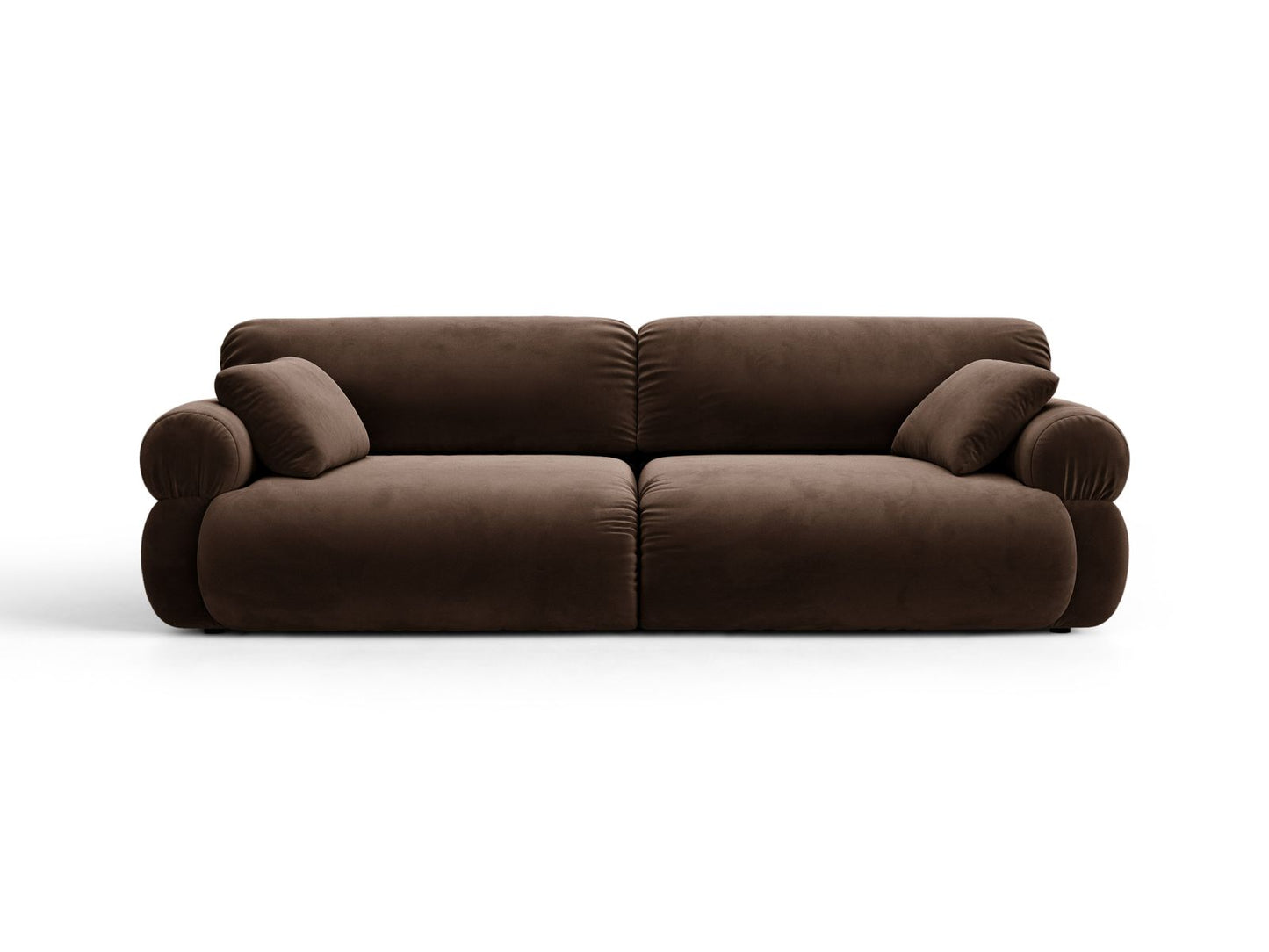 Ophelia — Sofa (257x110x84 cm) Chocolate (Salvador 4)