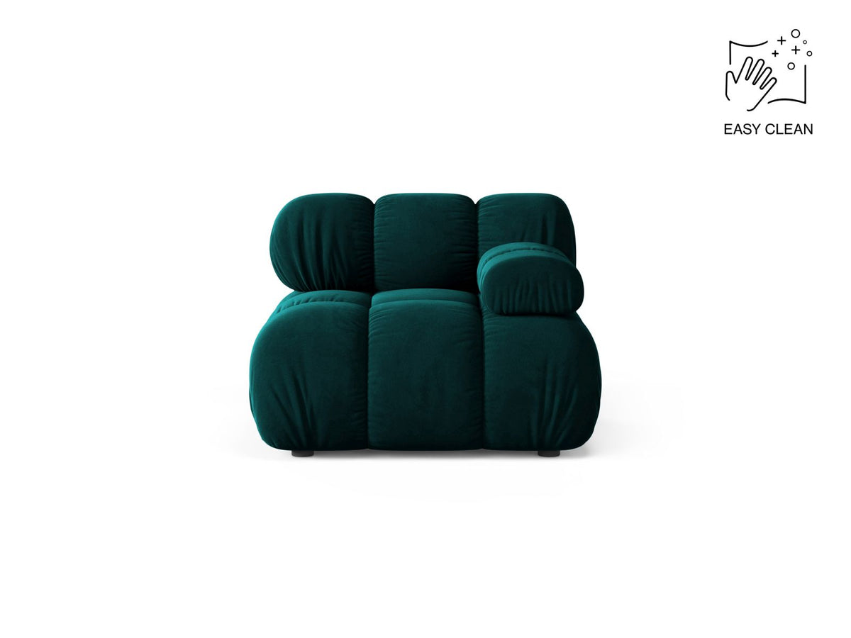 Bellis — Modular Sofa (94x94x70 cm) Deep Petrol (Venus 2911) Right