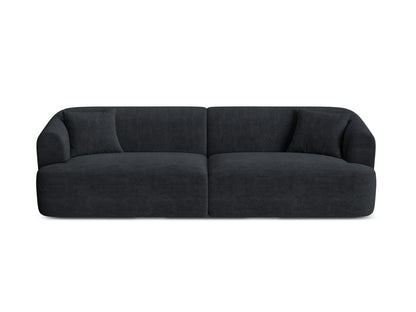 Campi — Sofa Black (Lincoln 100D) Black Plastic