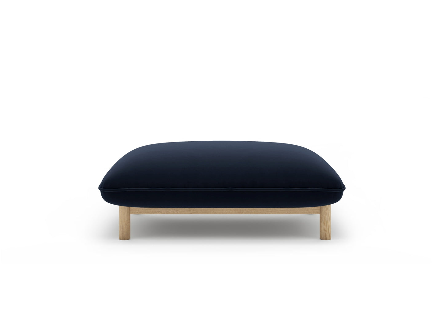 Ada — Pouf (95x65x44 cm) Royal Blue (Casino Deep Blue)