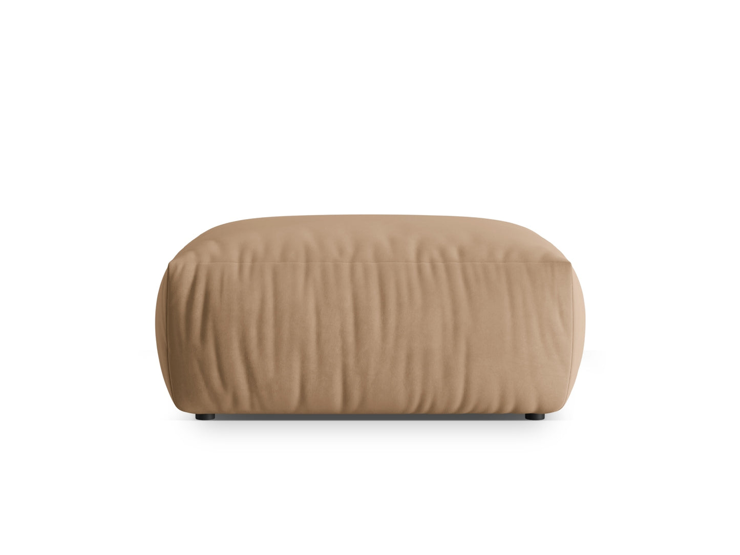 Chris — Pouf Sand (Casino Lion) Black Plastic