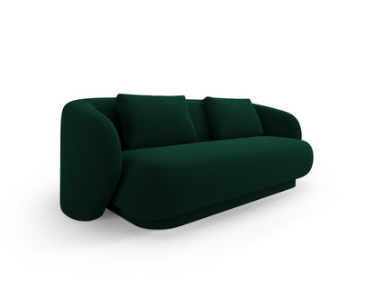 Camden — Sofa Bottle Green (Casino Deep Green) Black Plastic