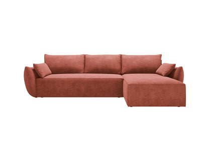 Kaelle — Corner Sofa (252x165x87 cm) Terracotta (Over The Horizon 57) Right
