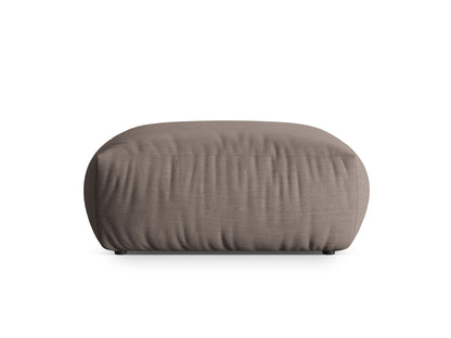 Chris — Pouf Warm grey (LINS 07) Black Plastic