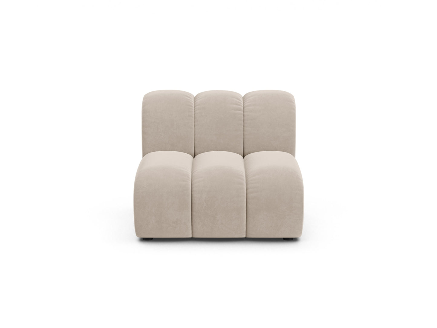 Lupine — Modular Sofa Beige (Salvador 1) Black Plastic