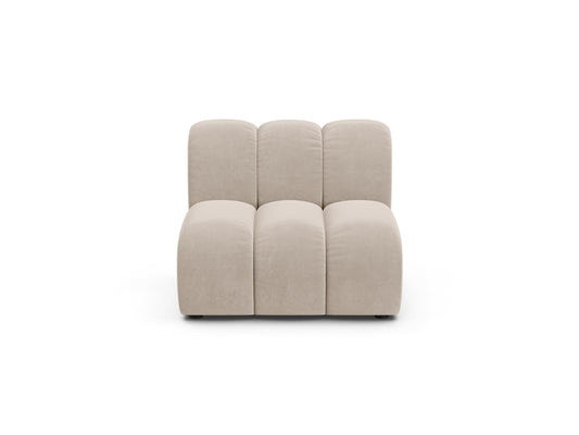 Lupine — Modular Sofa Beige (Salvador 1) Black Plastic