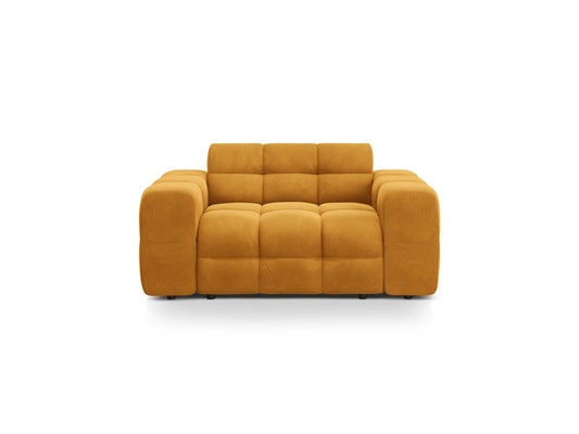 Kendal — Sofa Mustard (Magic Velvet 2288) Black Beech Wood