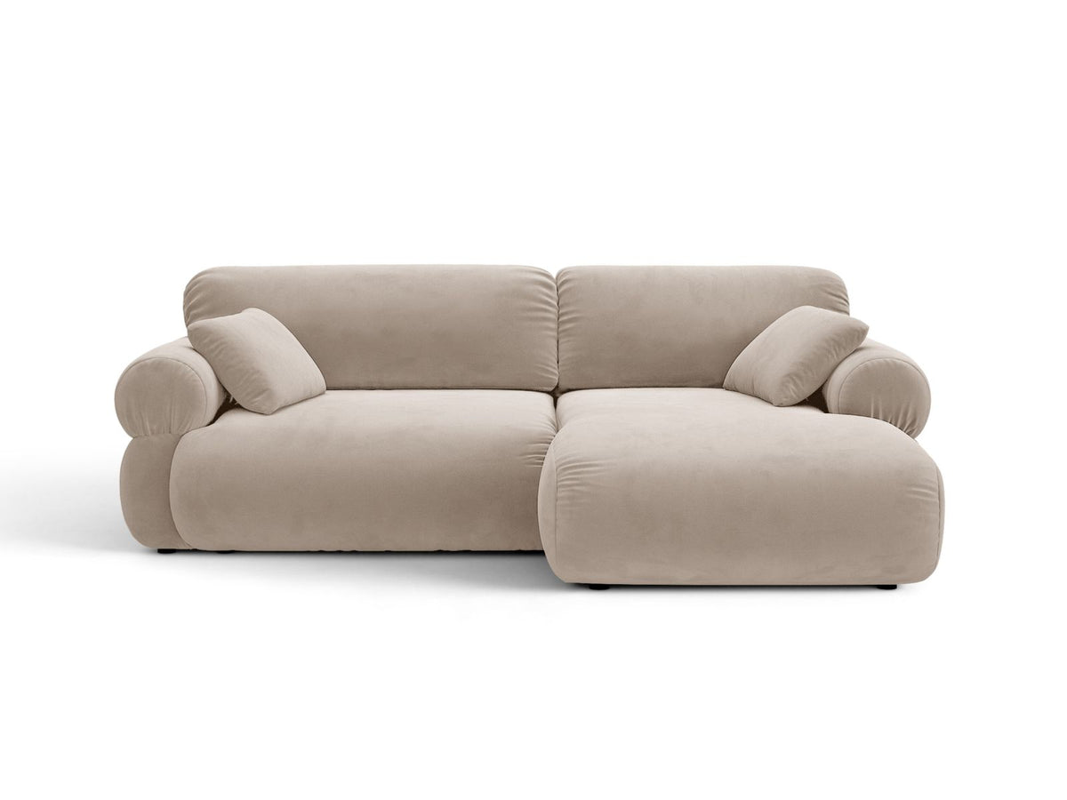 Ophelia — Corner Sofa (236x164x84 cm) Beige (Salvador 1) Right
