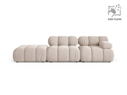 Bellis — Sofa (282x94x70 cm) Light Beige (Venus 2927) Left