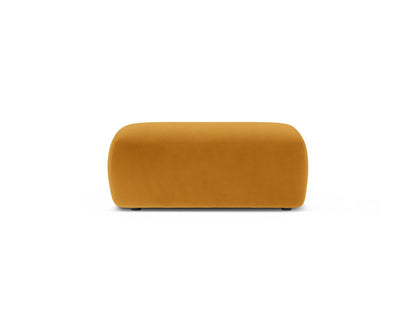 Kate — Pouf Yellow (Salvador 10) Black Plastic