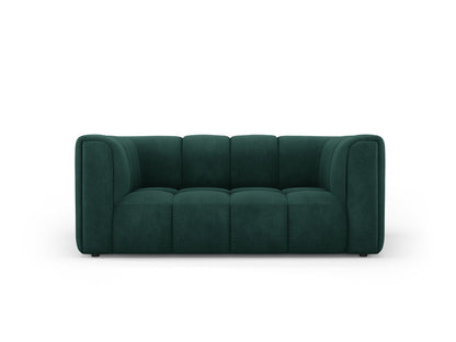 Moritz — Sofa Bottle Green (Rebel 16) Black Plastic