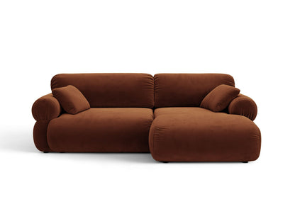 Ophelia — Corner Sofa (236x164x84 cm) Brown (Salvador 15) Right