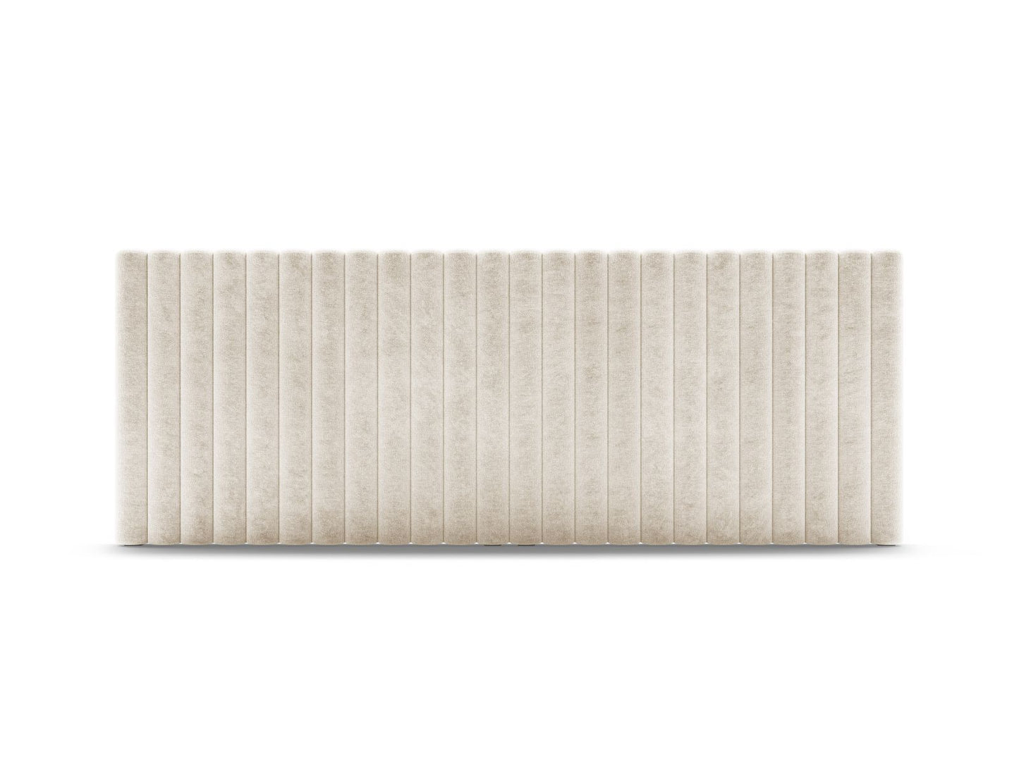 Mistero — Headboard Light Beige (Perfect Harmony 02) Black Plastic