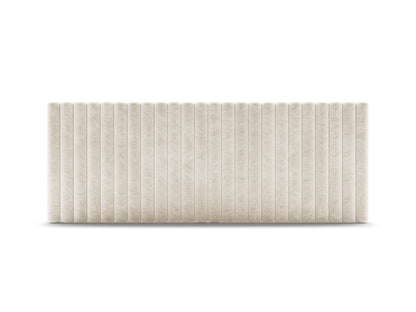 Mistero — Headboard Light Beige (Perfect Harmony 02) Black Plastic