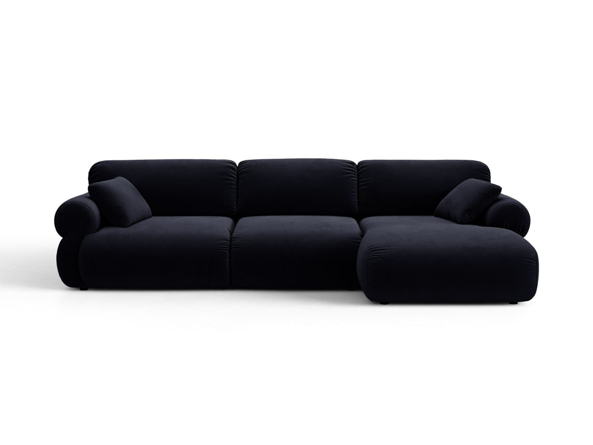 Ophelia — Corner Sofa (297x164x84 cm) Royal Blue (Salvador 5) Right