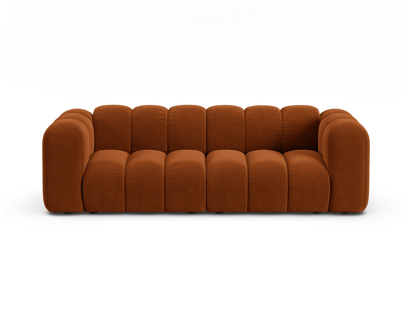 Lupine — Sofa Terracotta (Salvador 14) Black Plastic