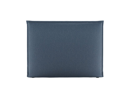 Monica — Headboard Dark Blue (BABEL BLUE) Black Plastic