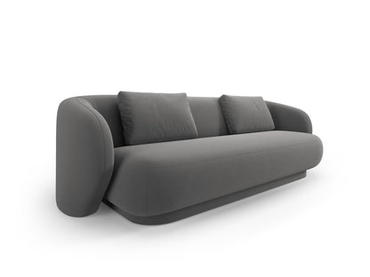 Camden — Sofa Warm grey (Casino Anthracite) Black Plastic